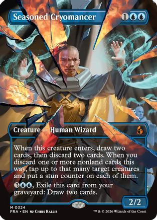 Image of Seasoned Cryomancer (Borderless) (0324) (FRA-324) - Reality Fracture