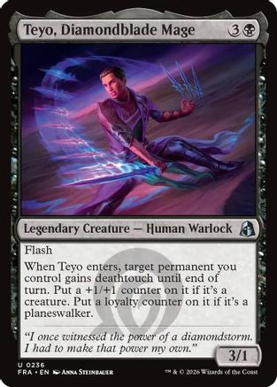 Image of Teyo, Diamondblade Mage (FRA-236) - Reality Fracture Foil