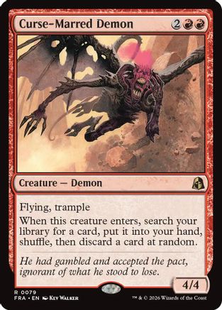 Image of Curse-Marred Demon (FRA-079) - Reality Fracture Foil