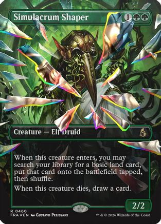 Image of Simulacrum Shaper (Borderless) (Facet Foil) (FRA-460) - Reality Fracture Foil