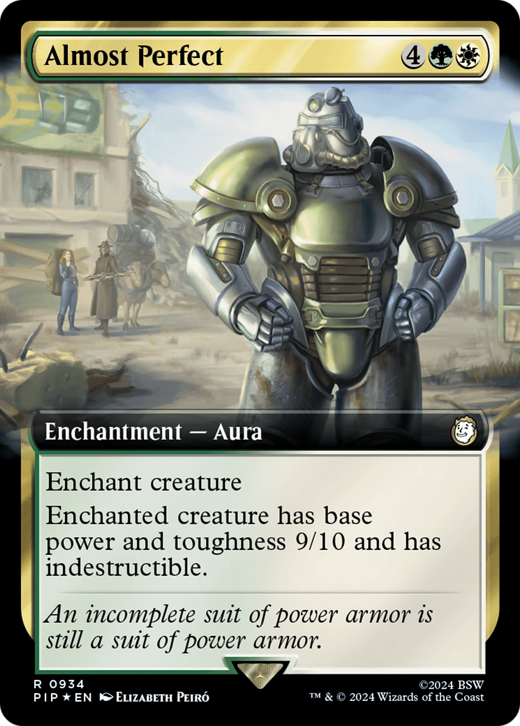 Image of Almost Perfect (Extended Art) (Surge Foil) (PIP-934) - Fallout: (Extended Art) Foil