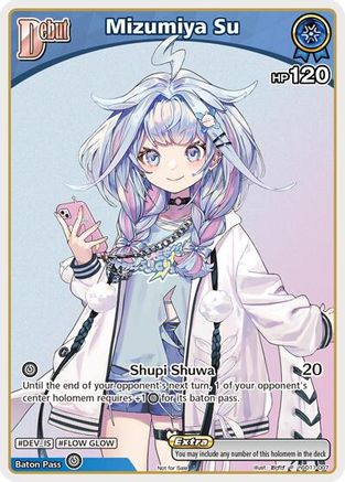 Image of Mizumiya Su (P) (hSD11-007) (hSD11-007) - hololive OFFICIAL CARD GAME Promos Foil