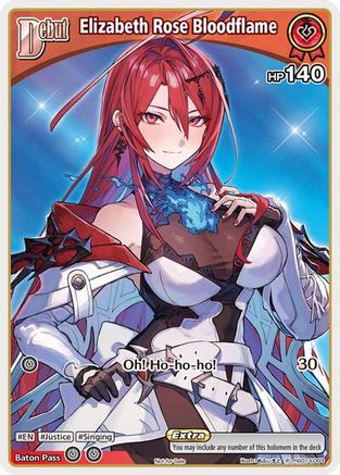 Image of Elizabeth Rose Bloodflame (P) (hSD13-003) (hSD13-003) - hololive OFFICIAL CARD GAME Promos Foil