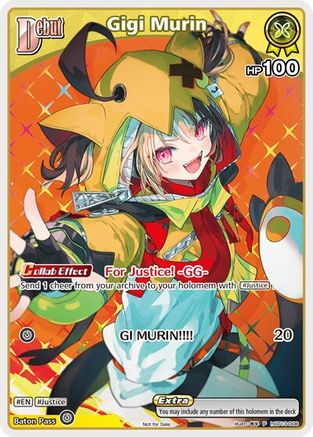 Image of Gigi Murin (P) (hSD13-008) (hSD13-008) - hololive OFFICIAL CARD GAME Promos Foil