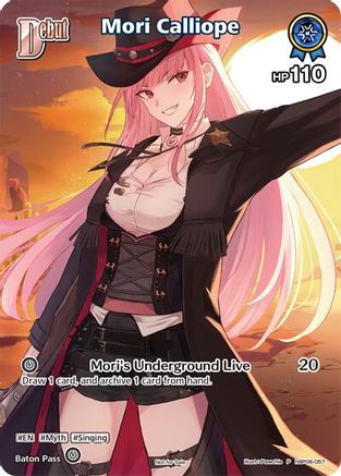 Image of Mori Calliope (P) (hBP06-057) (Alternate Art) (hBP06-057) - hololive OFFICIAL CARD GAME Promos Foil
