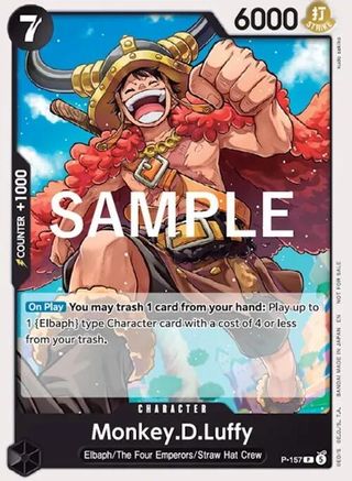 Image of Monkey.D.Luffy (Pirates Party 2026 Vol. 3) (P-157) - One Piece Promotion Cards