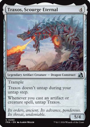 Image of Traxos, Scourge Eternal (FRA-280) - Reality Fracture Foil