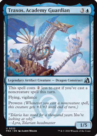 Image of Traxos, Academy Guardian (FRA-222) - Reality Fracture Foil