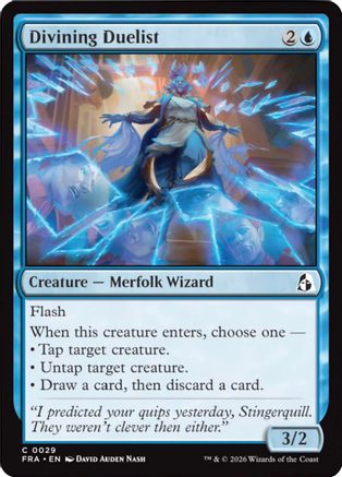 Image of Divining Duelist (FRA-029) - Reality Fracture Foil