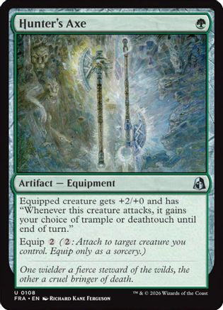 Image of Hunter's Axe (FRA-108) - Reality Fracture Foil