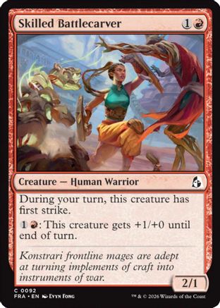 Image of Skilled Battlecarver (FRA-092) - Reality Fracture Foil