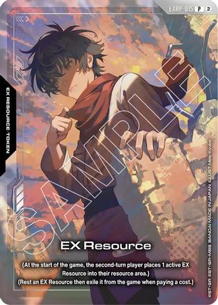 Image of EX Resource (EXRP-015) (Playmat & Card Set - Mobile Suit Gundam 00) (EXRP-015) - Promotional EX Resource Tokens Holofoil