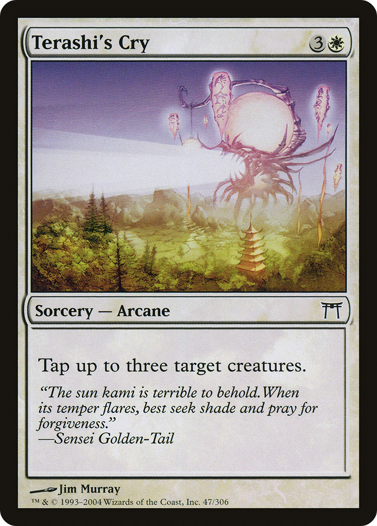 Image of Terashi's Cry (CHK-047) - Champions of Kamigawa Foil