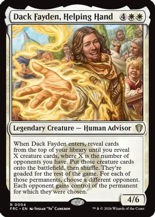 Image of Dack Fayden, Helping Hand (-004) - Commander: Reality Fracture