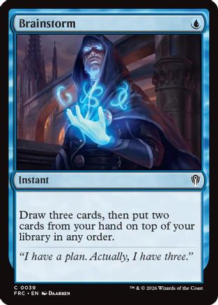 Image of Brainstorm (-039) - Commander: Reality Fracture
