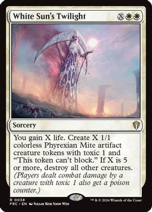 Image of White Sun's Twilight (-038) - Commander: Reality Fracture