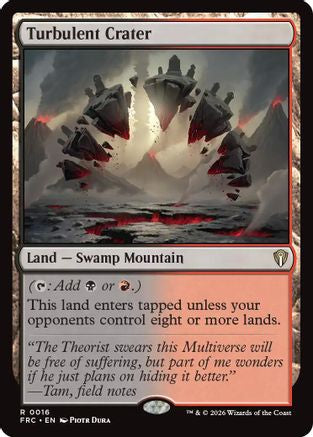 Image of Turbulent Crater (-016) - Commander: Reality Fracture