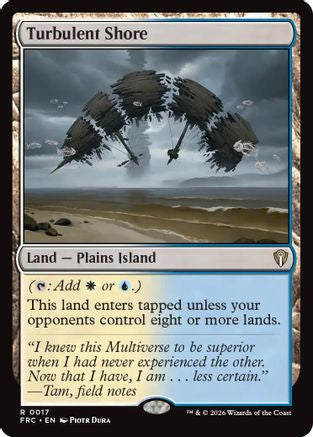 Image of Turbulent Shore (-017) - Commander: Reality Fracture
