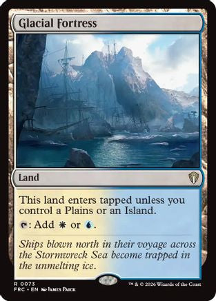Image of Glacial Fortress (-073) - Commander: Reality Fracture