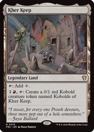 Image of Kher Keep (-075) - Commander: Reality Fracture