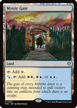 Image of Mystic Gate (-076) - Commander: Reality Fracture