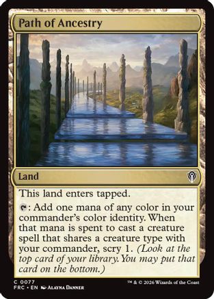 Image of Path of Ancestry (-077) - Commander: Reality Fracture