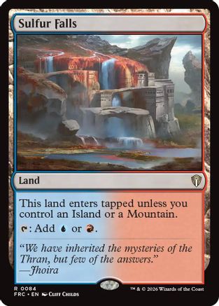 Image of Sulfur Falls (-084) - Commander: Reality Fracture