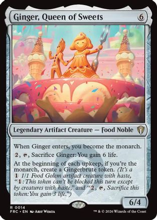 Image of Ginger, Queen of Sweets (-014) - Commander: Reality Fracture