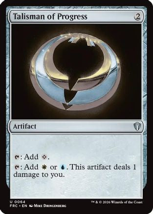Image of Talisman of Progress (-064) - Commander: Reality Fracture