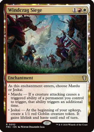 Image of Windcrag Siege (-052) - Commander: Reality Fracture