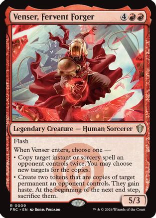 Image of Venser, Fervent Forger (-009) - Commander: Reality Fracture