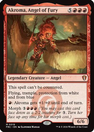 Image of Akroma, Angel of Fury (-019) - Commander: Reality Fracture