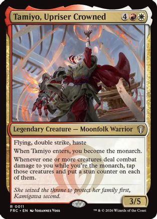 Image of Tamiyo, Upriser Crowned (-011) - Commander: Reality Fracture