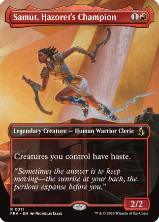 Image of Samut, Hazorer's Champion (Borderless) (FRA-311) - Reality Fracture