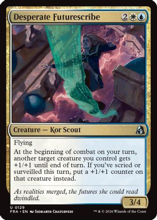 Image of Desperate Futurescribe (FRA-129) - Reality Fracture Foil
