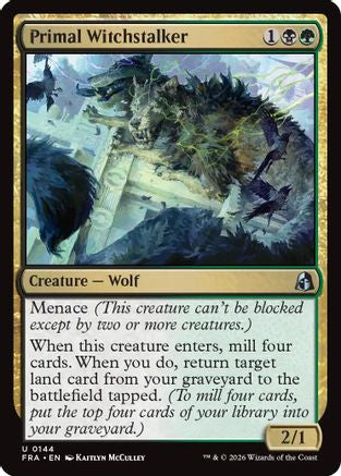 Image of Primal Witchstalker (FRA-144) - Reality Fracture Foil