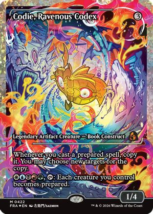 Image of Codie, Ravenous Codex (Showcase) (Fracture Foil) (FRA-422) - Reality Fracture Foil