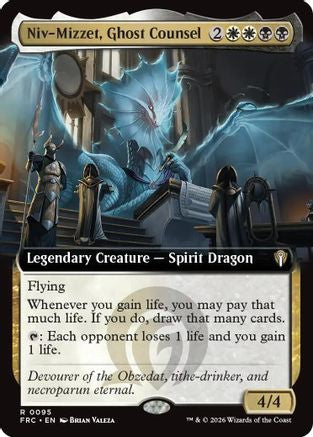 Image of Niv-Mizzet, Ghost Counsel (Extended Art) (-095) - Commander: Reality Fracture
