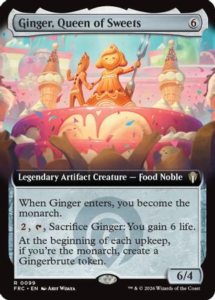 Image of Ginger, Queen of Sweets (Extended Art) (-099) - Commander: Reality Fracture