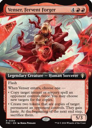 Image of Venser, Fervent Forger (Extended Art) (-094) - Commander: Reality Fracture