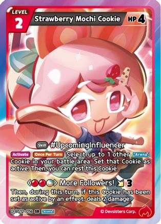 Image of Strawberry Mochi Cookie (BS12-016) - Festival Arena Foil