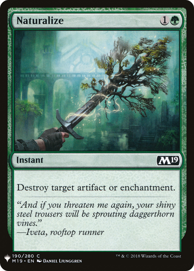 Image of Naturalize (LIST-190) - The List