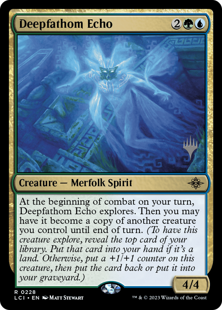 Image of Deepfathom Echo (PPLCI-228) - The Lost Caverns of Ixalan Promos Foil