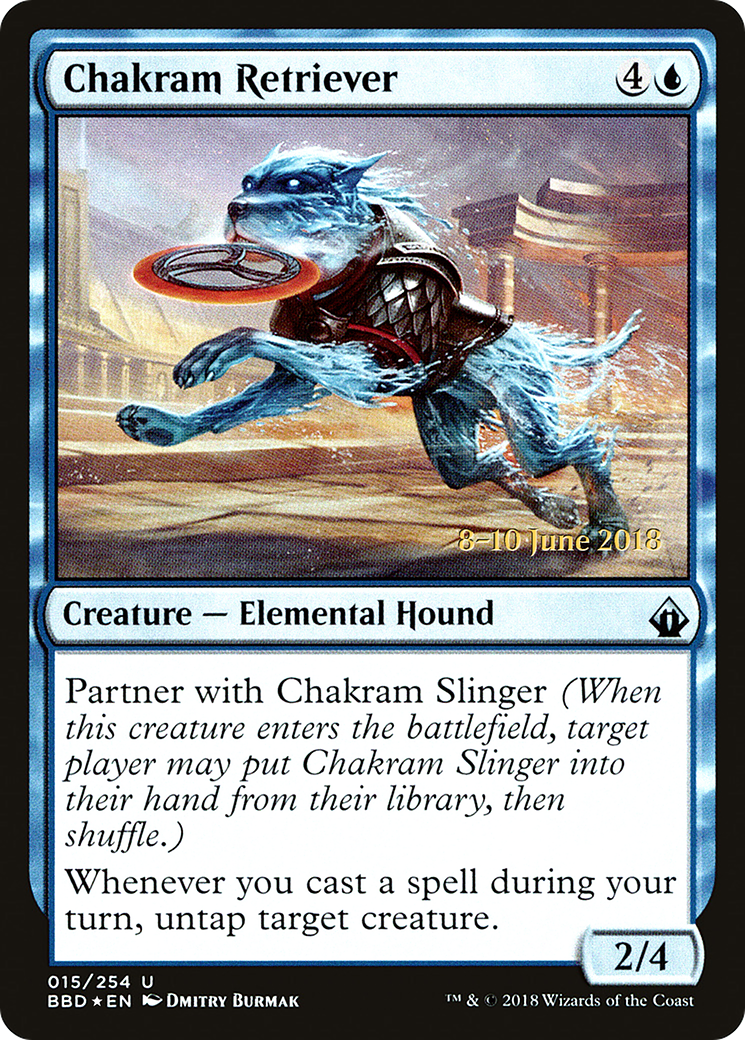 Image of Chakram Retriever (LARP-015) - Battlebond Promos Foil