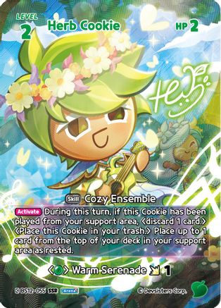 Image of Herb Cookie (SSR) (BS12-055) - Festival Arena Foil