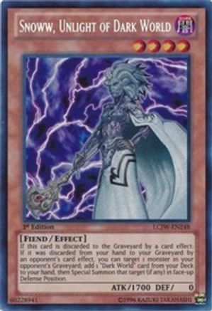 Image of Snoww, Unlight of Dark World (LCJW-EN248) - Legendary Collection 4: Joey's World 1st Edition
