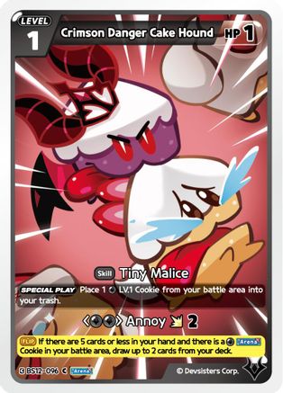 Image of Crimson Danger Cake Hound (BS12-096) - Festival Arena
