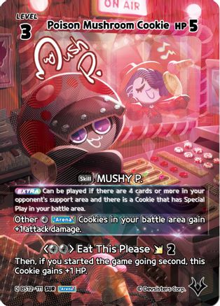 Image of Poison Mushroom Cookie (SUR) (BS12-111) - Festival Arena Foil