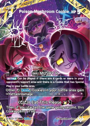 Image of Poison Mushroom Cookie (EXR) (BS12-111) - Festival Arena Foil