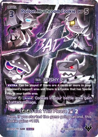 Image of Poison Mushroom Cookie (GXR) (BS12-111) - Festival Arena Foil